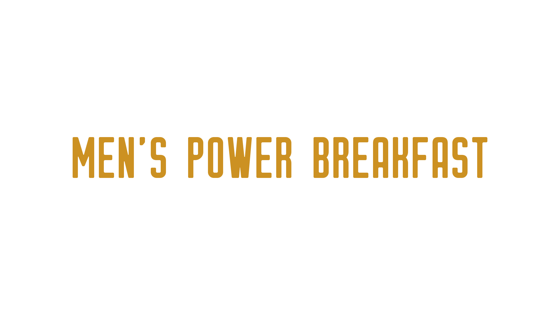 Men's Power Breakfast