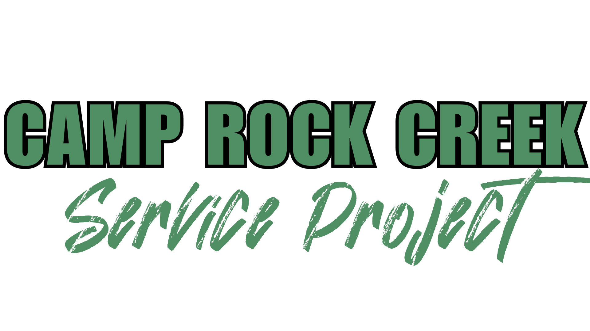 Camp Rock Creek Service Project