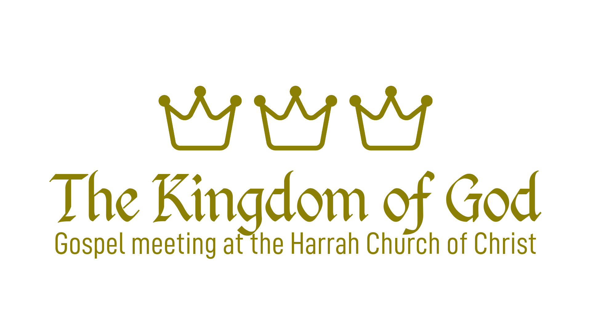 Gospel Meeting (Harrah Church of Christ)