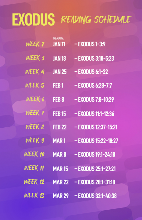 FAMILY READING SCHEDULE