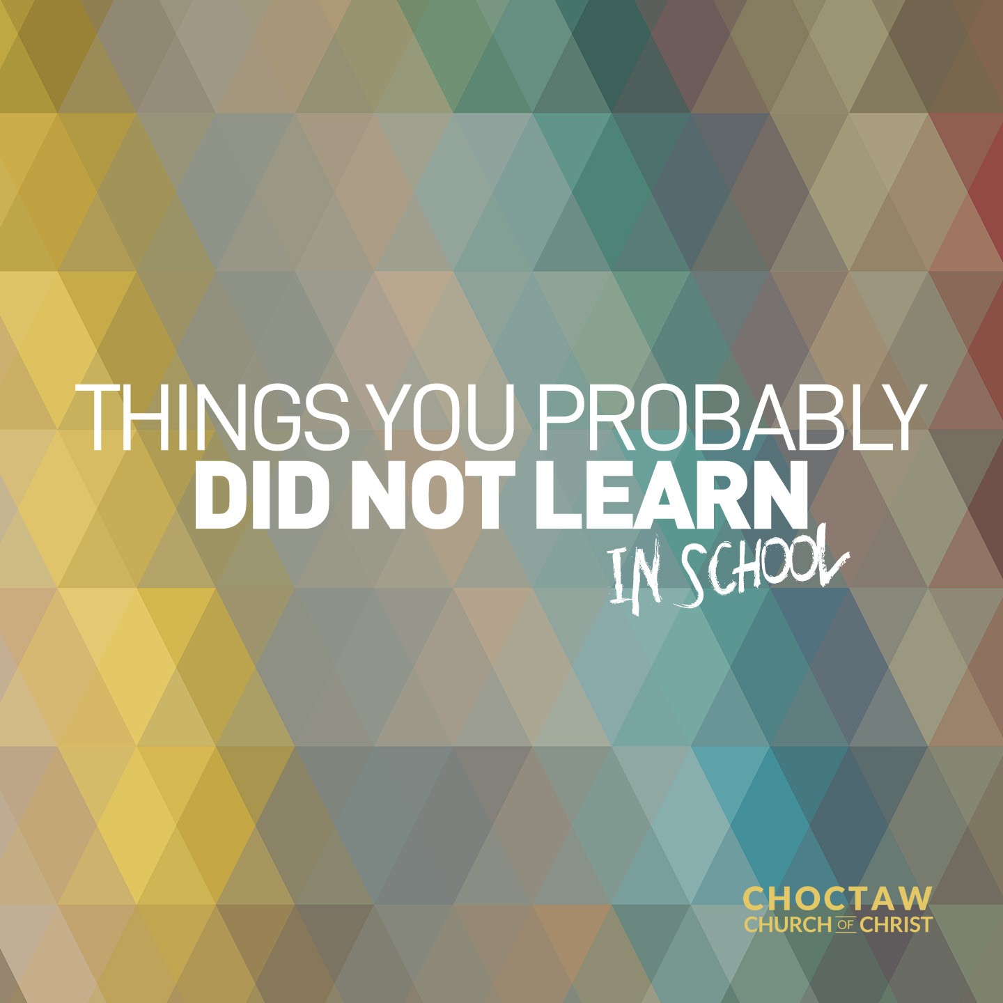 Things You Probably Did Not Learn in School