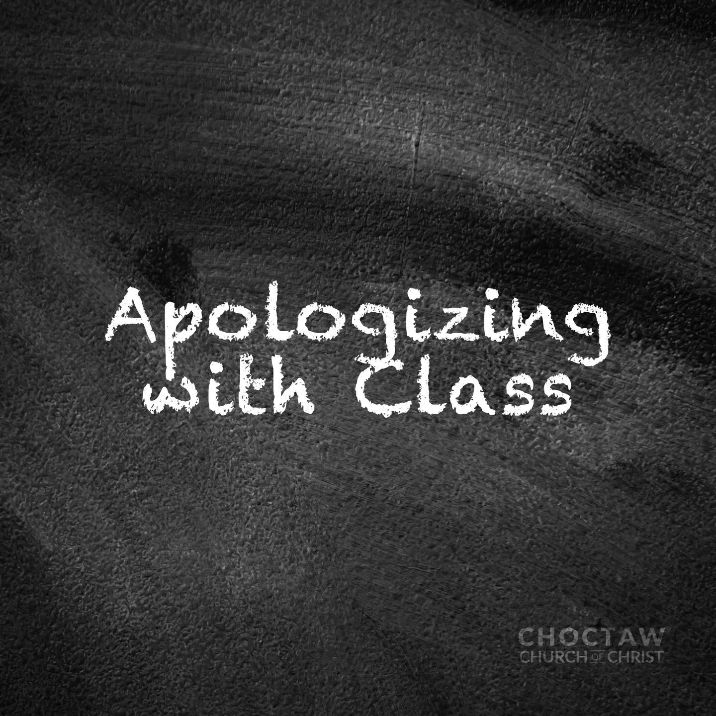 Apologizing with Class