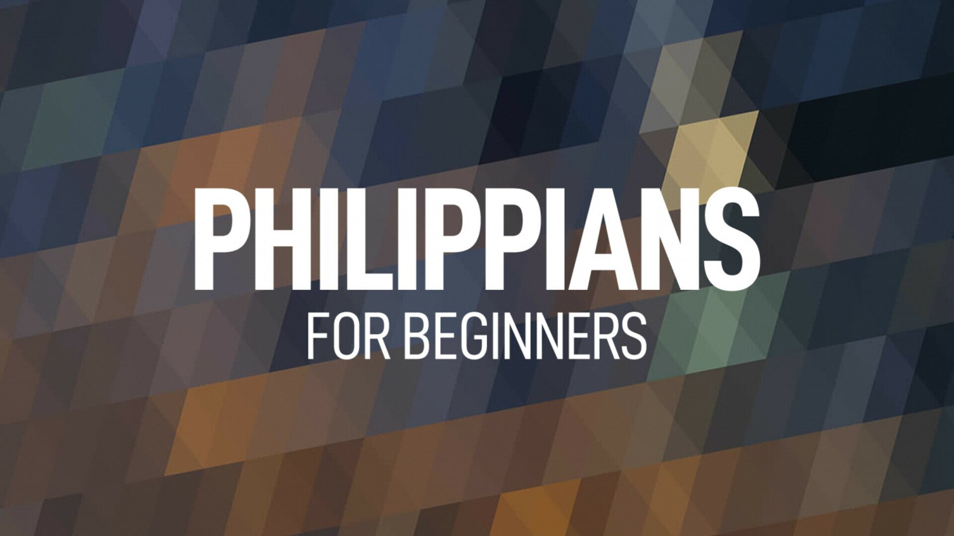 Philippians for Beginners